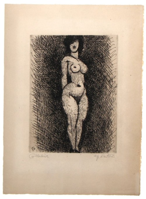 Marcel Gromaire (1892-1971), Akt, 1935