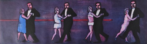 Jacek Sroka (ur. 1957), Cztery kroki taneczne by rozebrać kobietę, 2011