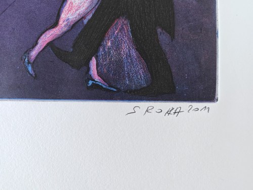 Jacek Sroka (ur. 1957), Cztery kroki taneczne by rozebrać kobietę, 2011