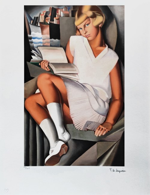 Tamara Łempicka (1898-1980), Kizette w różowej sukience