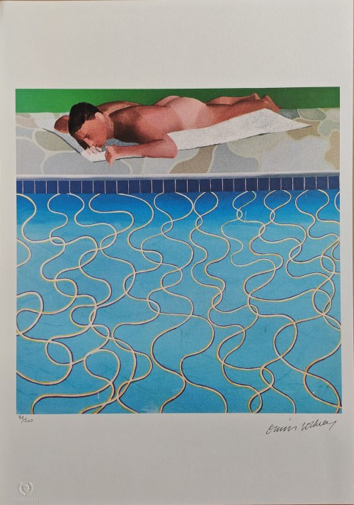David Hockney (1937-2026), Plażowicz