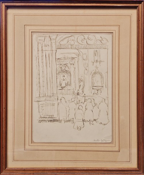 Irena Hassenberg (Reno) (1884-1953), Modlitwa w katedrze w Sewilli, 1935