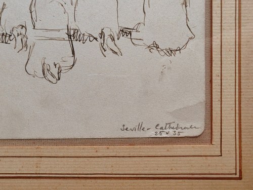 Irena Hassenberg (Reno) (1884-1953), Modlitwa w katedrze w Sewilli, 1935
