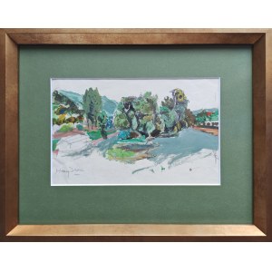 Henryk Hayden (1883–1970), Landschaft an der Marne