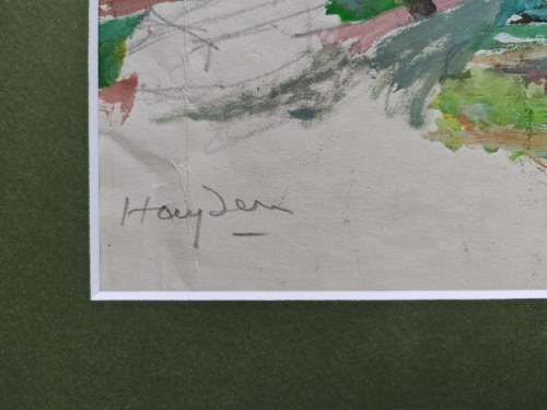 Henryk Hayden (1883-1970), Pejzaż nad Marną