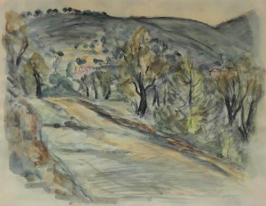 Henryk Epstein (1891-1944), Pejzaż z Prowansji, 1938