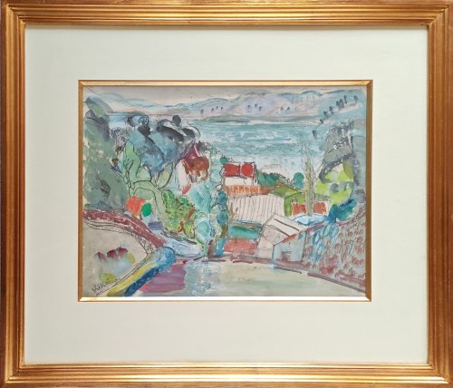 Michel Kikoine (1892-1968), Pejzaż nadmorski
