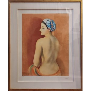 Mojżesz Kisling (1891-1953), Akt w turbanie, 1952