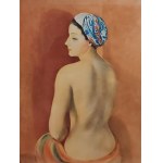 Mojżesz Kisling (1891-1953), Akt w turbanie, 1952