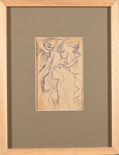 Ludwik Klimek (1912-1992), Akt, stojący