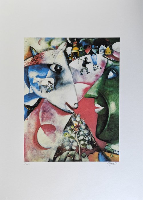 Marc Chagall (1887-1985), Ja i wieś