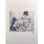 Egon Schiele (1890–1918), Žena ve fialových punčochách