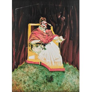 Francis Bacon (1909-1992), Étude pour le portrait du pape Innocent X