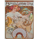 Alfons Mucha (1860-1939), Biscuits Lefèvre-Utile