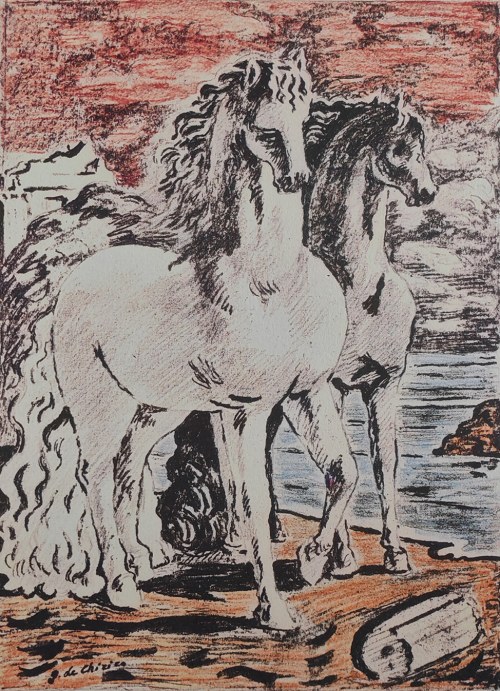 Giorgio de Chirico (1888-1978), Starożytne konie