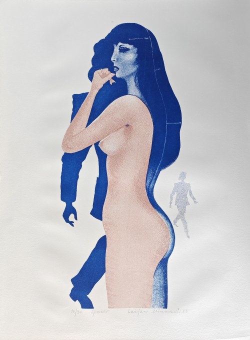 Lucjan Mianowski (1933-2009), Spacer, 1973