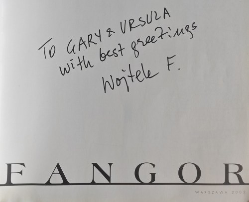 Wojciech Fangor (1922-2015), Prace na papierze z autografem, 2005