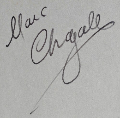 Marc Chagall (1887-1985), Litografie V z autografem artysty, 1984