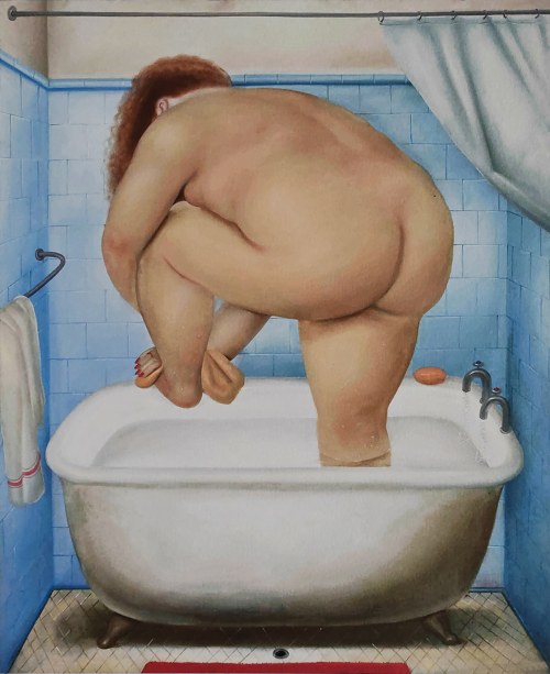 Fernando Botero (1932-2023), Kobieta w wannie
