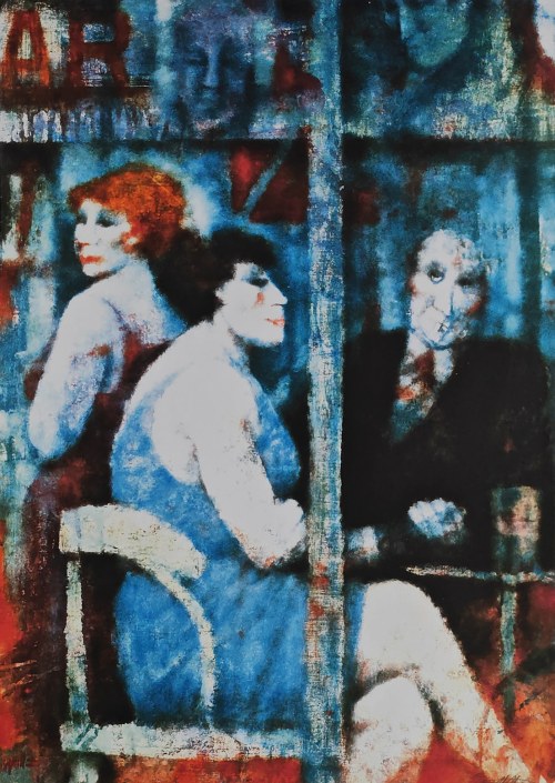 Remo Squillantini (1920-1996), W kawiarni