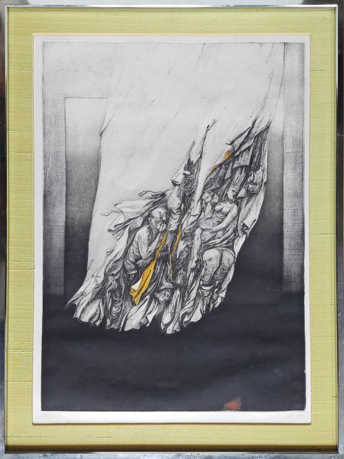 Andrzej Pietsch (1932-2010), Podróżni V - przed świtem, 1971