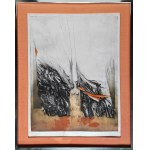 Andrzej Pietsch (1932-2010), I viaggiatori VI - tenda gialla, 1971