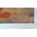 Andrzej Pietsch (1932-2010), I viaggiatori VI - tenda gialla, 1971