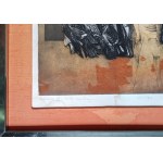 Andrzej Pietsch (1932-2010), I viaggiatori VI - tenda gialla, 1971