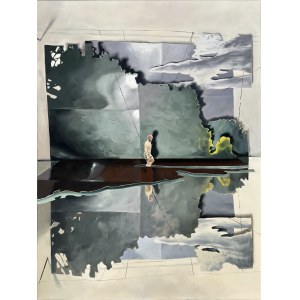 Wiktor Jackowski, Reflection of a Flat-Earther, 2025