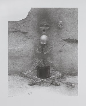 Zdzisław Beksiński, BEZ TYTUŁU, 2005