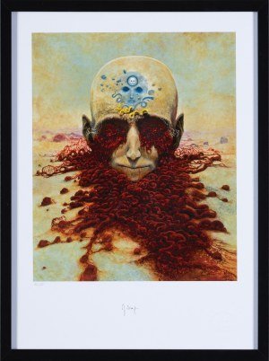 Zdzisław Beksiński, BEZ TYTUŁU, 1977/2025