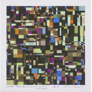 Jan Tadeusz Pamuła, FIELD OF DISCRETE COLOR CHANGES, 2018