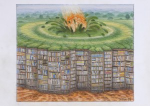 Jacek Yerka, WYMIERANIE KSIĄŻEK, 2026