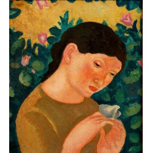 Eugeniusz Zak (1884 Mogilno - 1926 Paryż), Dziewczynka z motylem, 1906