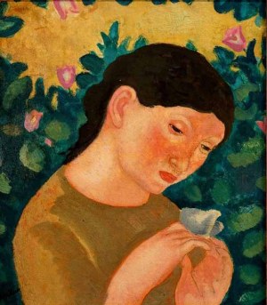 Eugeniusz Zak (1884 Mogilno - 1926 Paryż), Dziewczynka z motylem, 1906