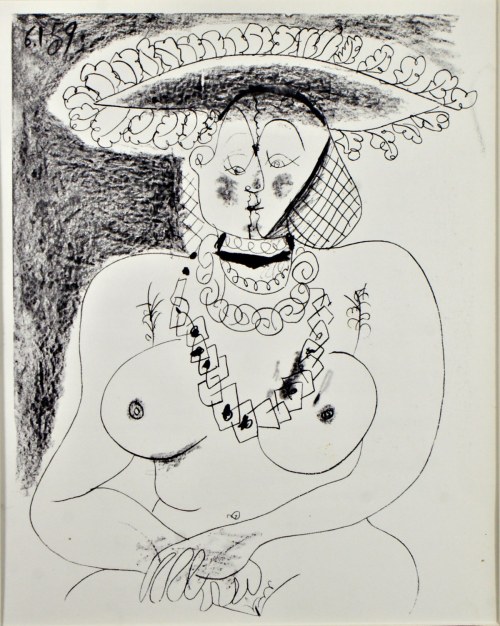 Pablo PICASSO (1881-1973), Kobieta w kapeluszu (Femme au chapeau), 1959 r.