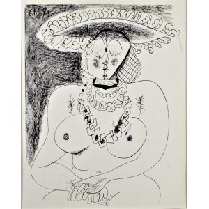 Pablo PICASSO (1881–1973), Woman with a Hat (Femme au chapeau), 1959