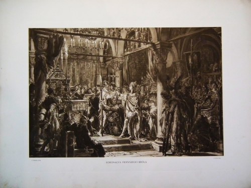 Jan Matejko(1838-1893),Koronacja Pierwszego Króla(Koronacja Bolesława Chrobrego)