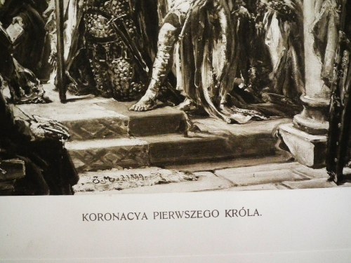 Jan Matejko(1838-1893),Koronacja Pierwszego Króla(Koronacja Bolesława Chrobrego)