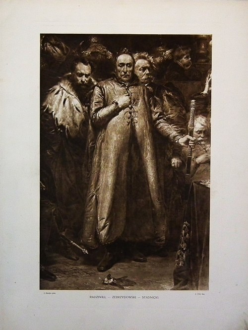 Jan Matejko(1838-1893),Radziwiłł-Zebrzydowski-Stadnicki(fragment dzieła 