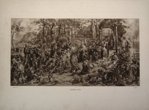 Jan Matejko(1838-1893),Chrzest Litwy(z cyklu 