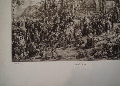 Jan Matejko(1838-1893),Chrzest Litwy(z cyklu 