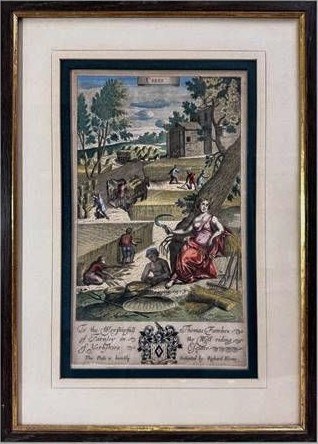 Richard Blome (1635-1705) Ceres z cyklu Gentlemans Recreation, 1686