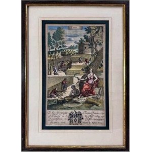 Richard Blome (1635-1705) Ceres z cyklu Gentlemans Recreation, 1686