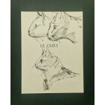 Pablo Picasso (1881–1973), *Le Chat* (The Kitten) from the series *40 dessins de Picasso en marge du Buffon*, 1957