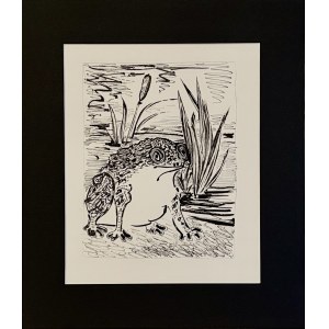 Pablo Picasso (1881-1973), Le Crapaud (Ropucha) z cyklu 31 rycin do tekstów Buffona, 1970
