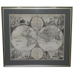 World Map "NOVISSIMA TOTIUS ORBIS TABULA PER CAROLUM ALLARD" by Allard, 1683