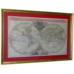 World Map Mappe-monde Geo-Hydrographique ou Description Generale du Globe Terrestre by Sanson Jaillot, 1691
