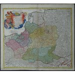 The Republic of Poland "REGNI POLONIAE MAGNIQUE DUCATUS LITHUANIAE" Homann 1739