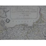 A Napoleonic map of the territories of the Polish-Lithuanian Commonwealth, Carte générale du Théâtre de la guerre : comprenant les etats prussiens, la Pologne, by Charles Dien